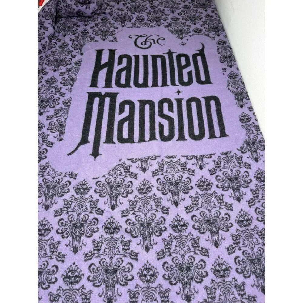 Disney ParksâHaunted Mansion Purple Wallpaper Blanket Throw Huge @ 60 x 72â!